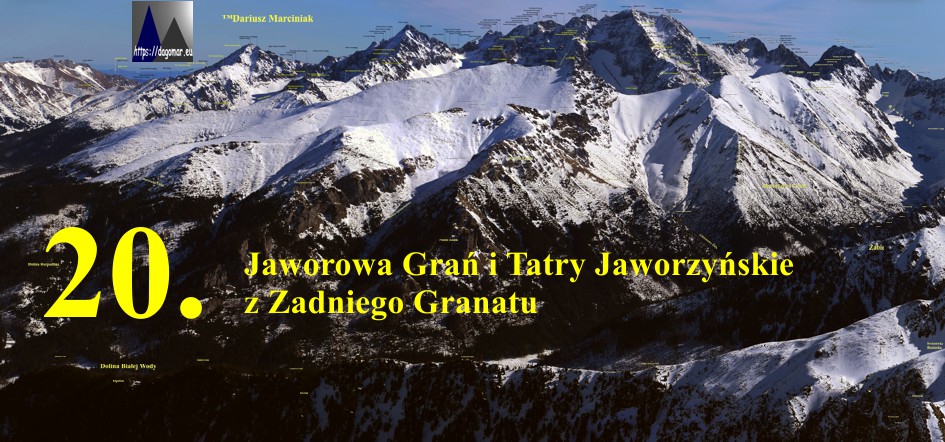 panorama z Zadniego Granatu